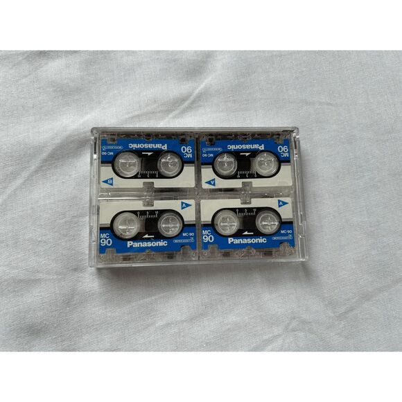 Panasonic MC 90 Microcassette Tapes, Set of Four in Case - Picture 1 of 4